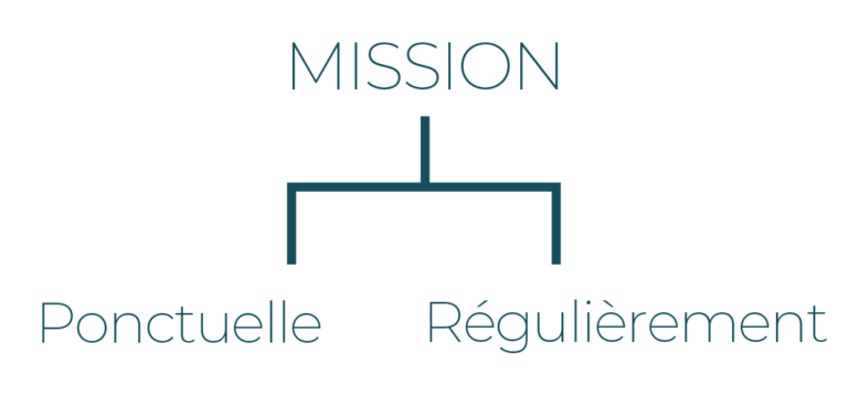 Missions ponctuelles ou régulières